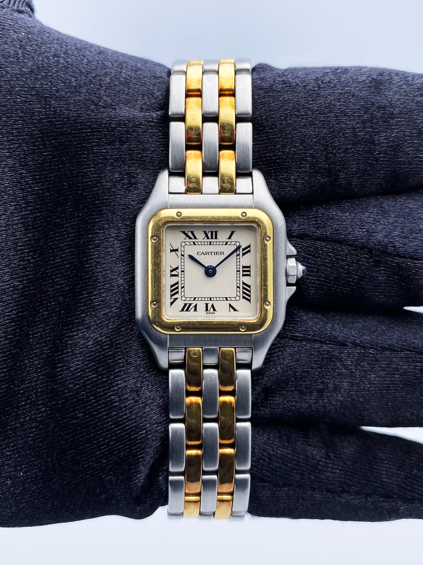 Cartier Panthere W25029B6 Two Rows Ladies Watch - Wristwatch
