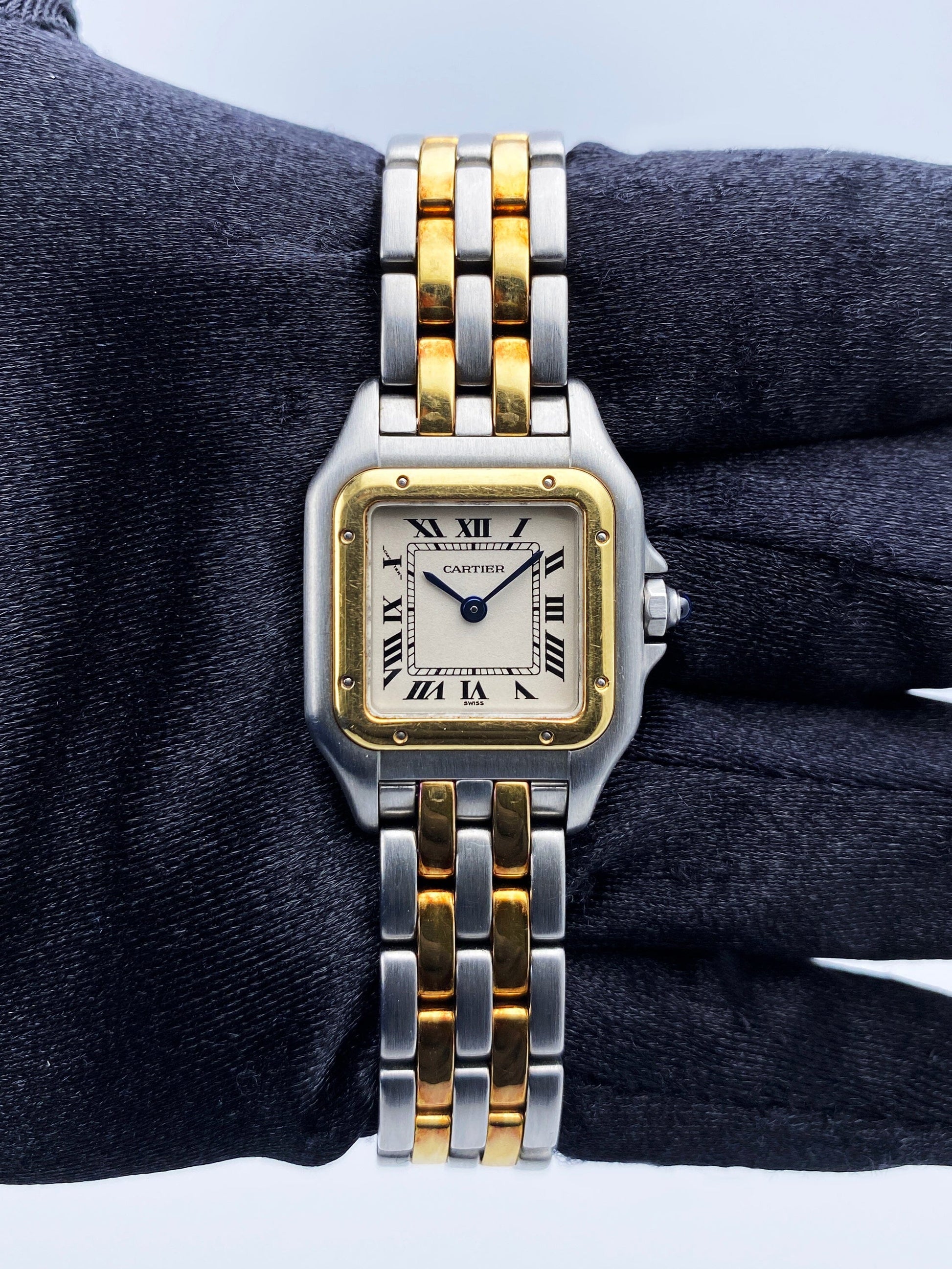 Cartier Panthere W25029B6 Two Rows Ladies Watch - Wristwatch