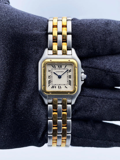 Cartier Panthere W25029B6 Two Rows Ladies Watch - Wristwatch