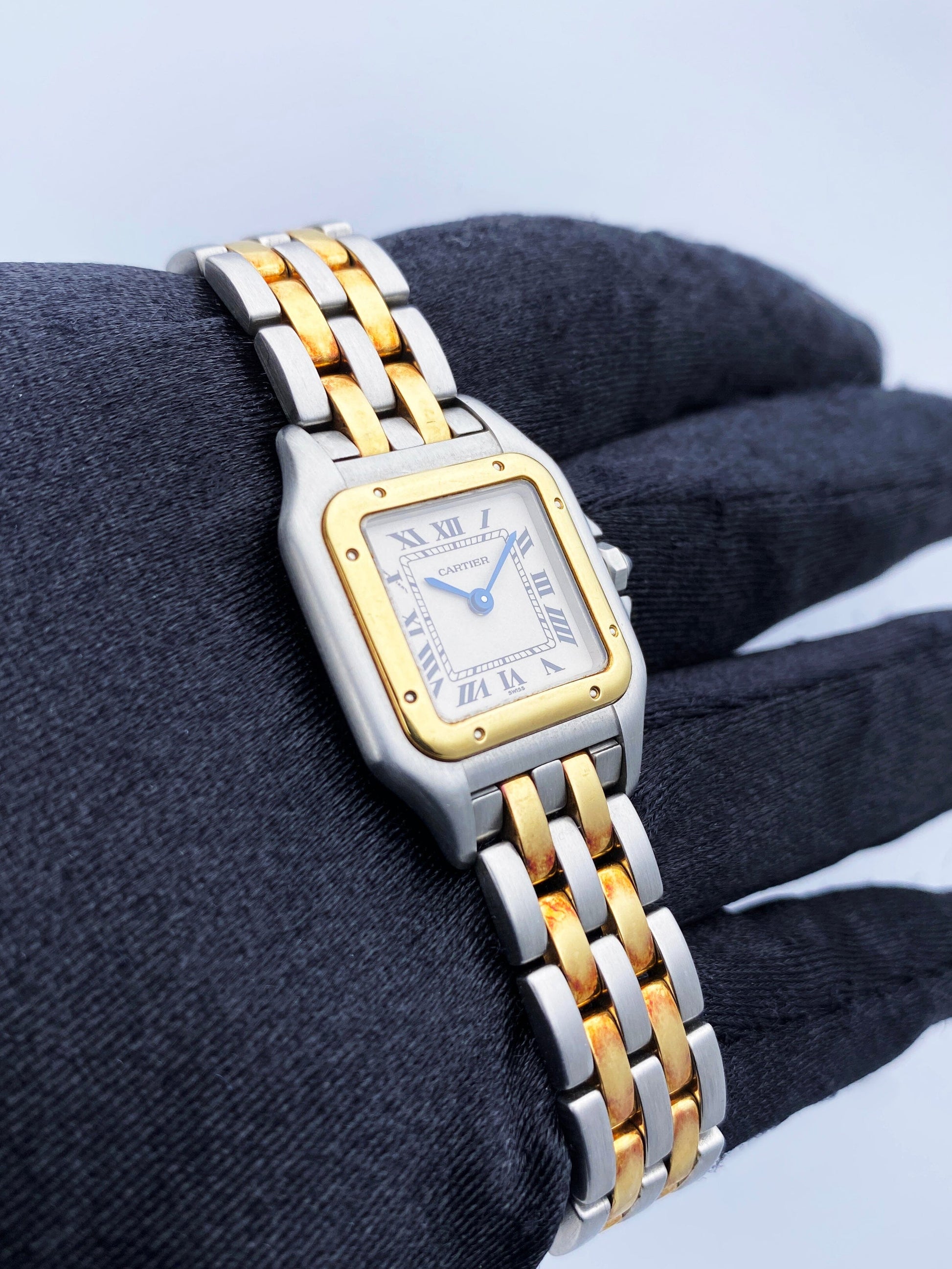 Cartier Panthere W25029B6 Two Rows Ladies Watch - Wristwatch