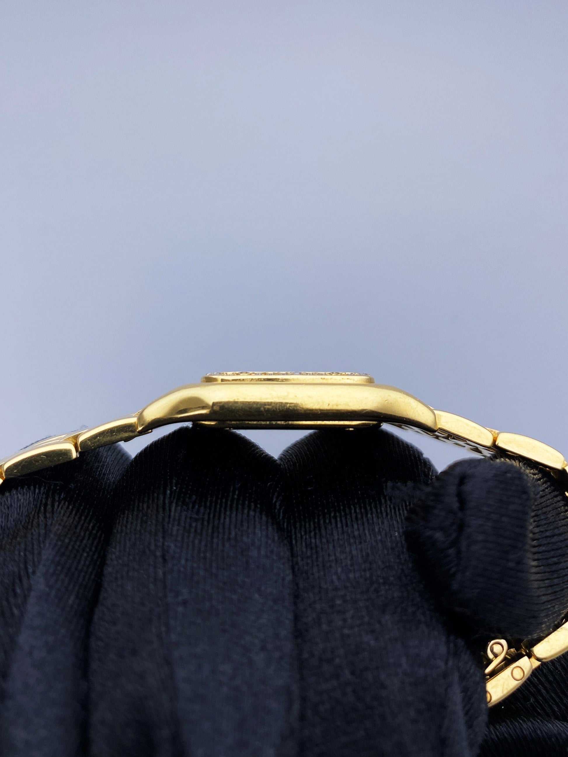 Cartier Panthere WF3070B9 18K Yellow Gold Diamonds Ladies Watch - Wristwatch