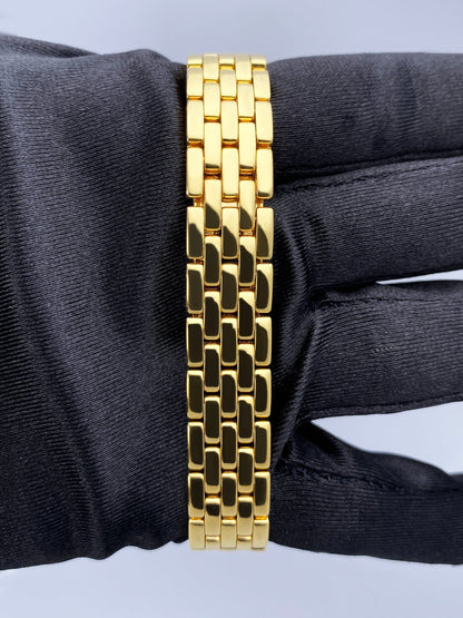 Cartier Panthere WF3070B9 18K Yellow Gold Diamonds Ladies Watch