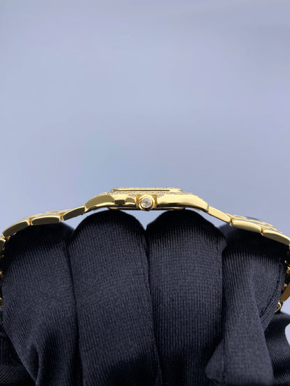 Cartier Panthere WF3070B9 18K Yellow Gold Diamonds Ladies Watch