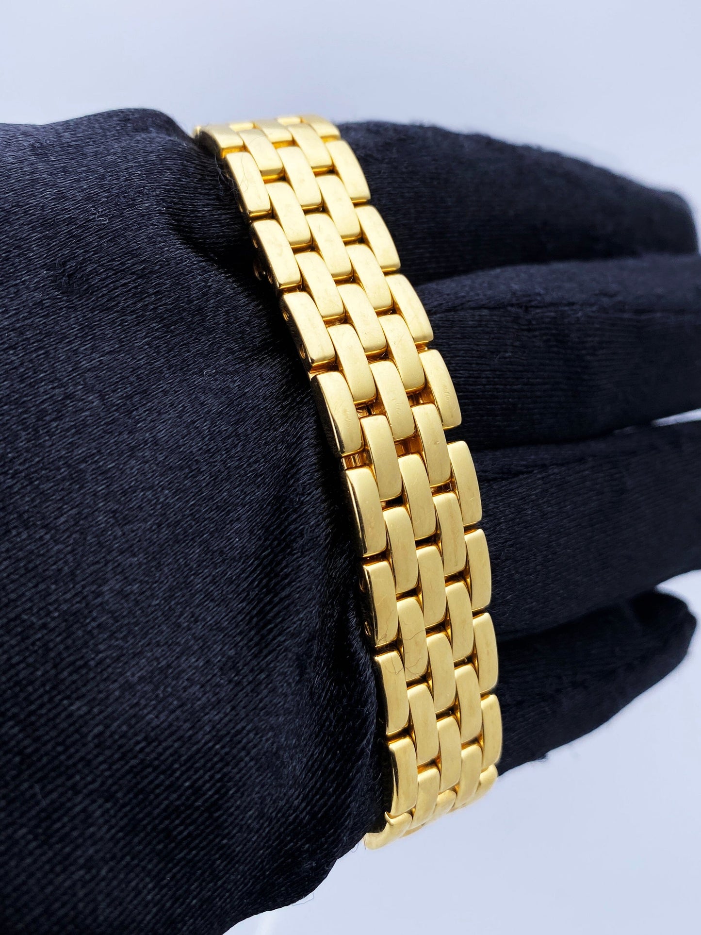 Cartier Panthere WF3070B9 18K Yellow Gold Diamonds Ladies Watch - Wristwatch