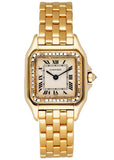 Cartier Panthere WF3070B9 18K Yellow Gold Diamonds Ladies Watch - Wristwatch