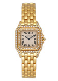 Cartier Panthere WF3072B9 Diamond 18K Yellow Gold Ladies Watch - Wristwatch