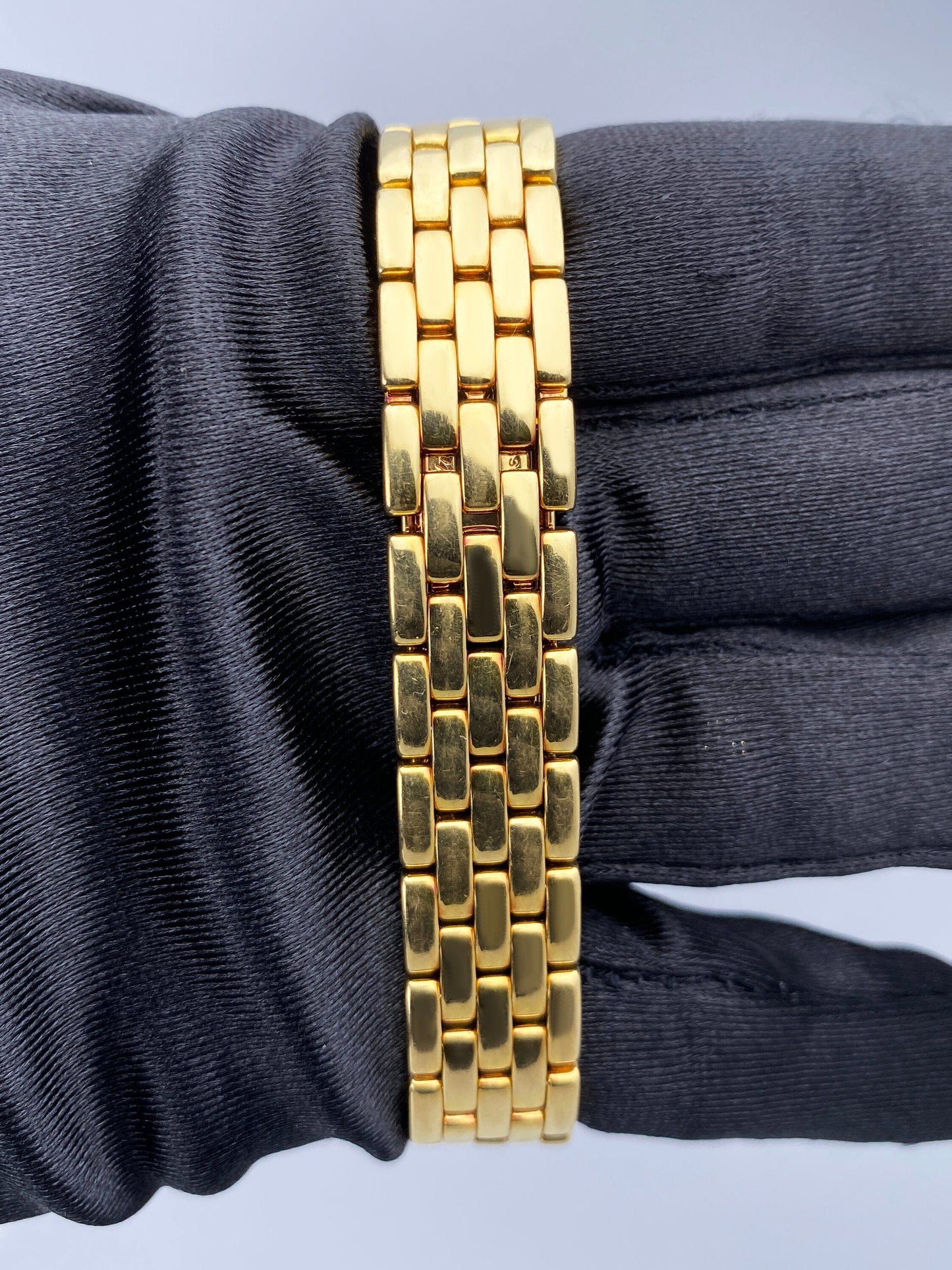 Cartier Panthere WF3159HP Diamond Cream Dial Yellow Gold Watch - Watches