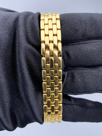 Cartier Panthere WF3159HP Diamond Cream Dial Yellow Gold Watch - Watches