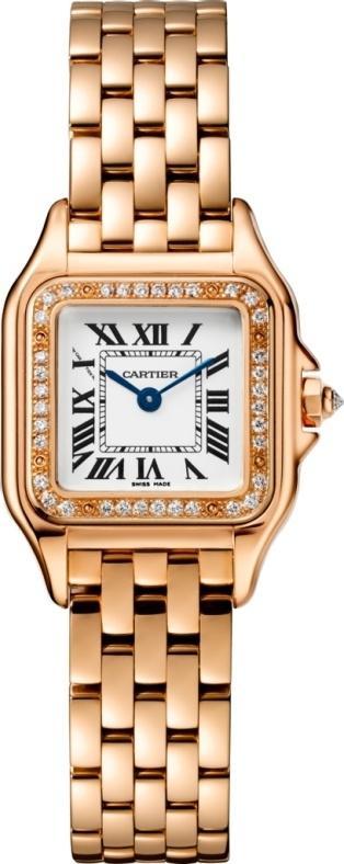 Cartier Panthere WJPN0008 Small Size Pink Gold Watch Box Papers NEW - Virtual