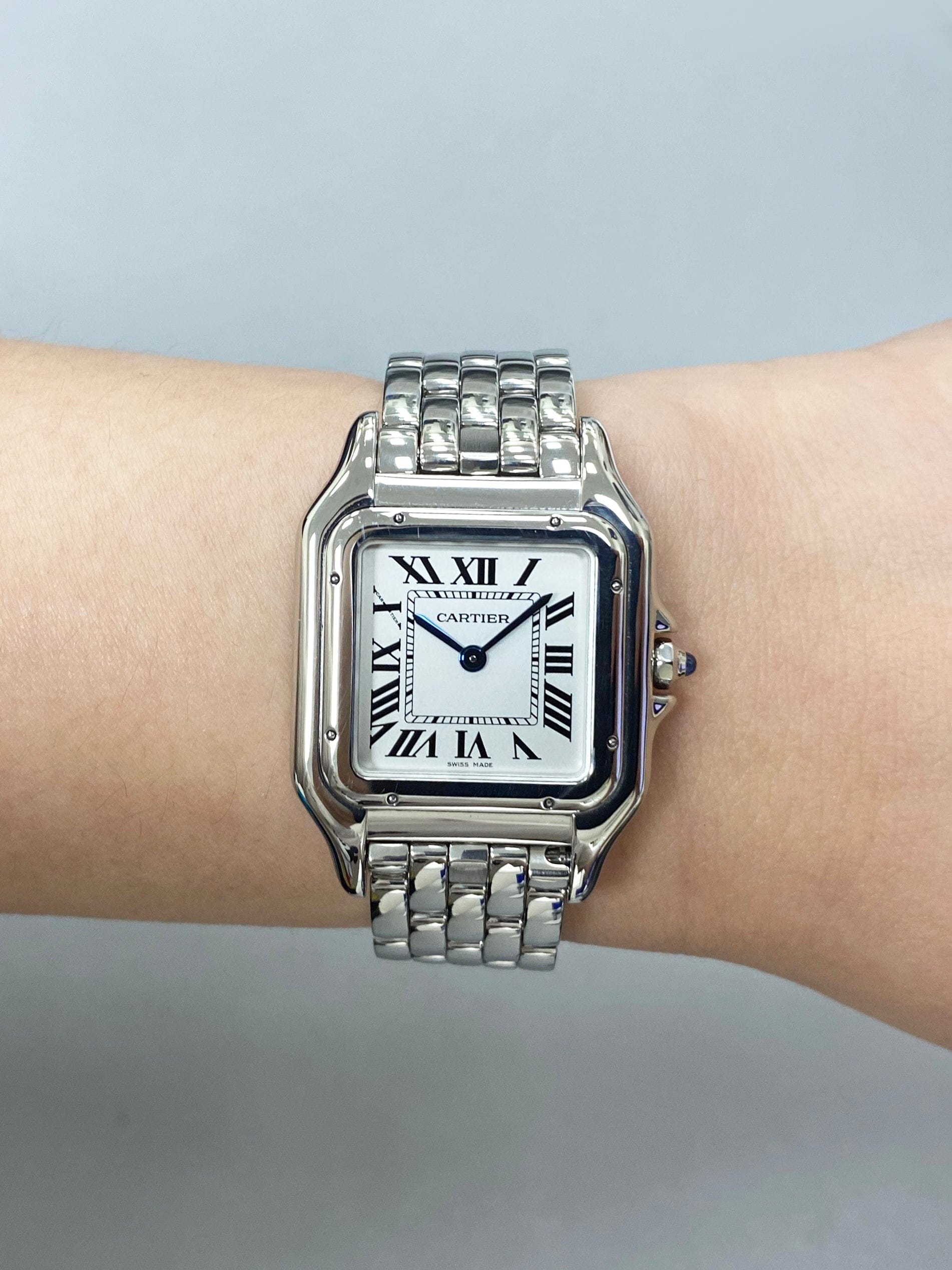 Cartier Panthere WSPN0007 Medium Steel Ladies Watch – Phigora