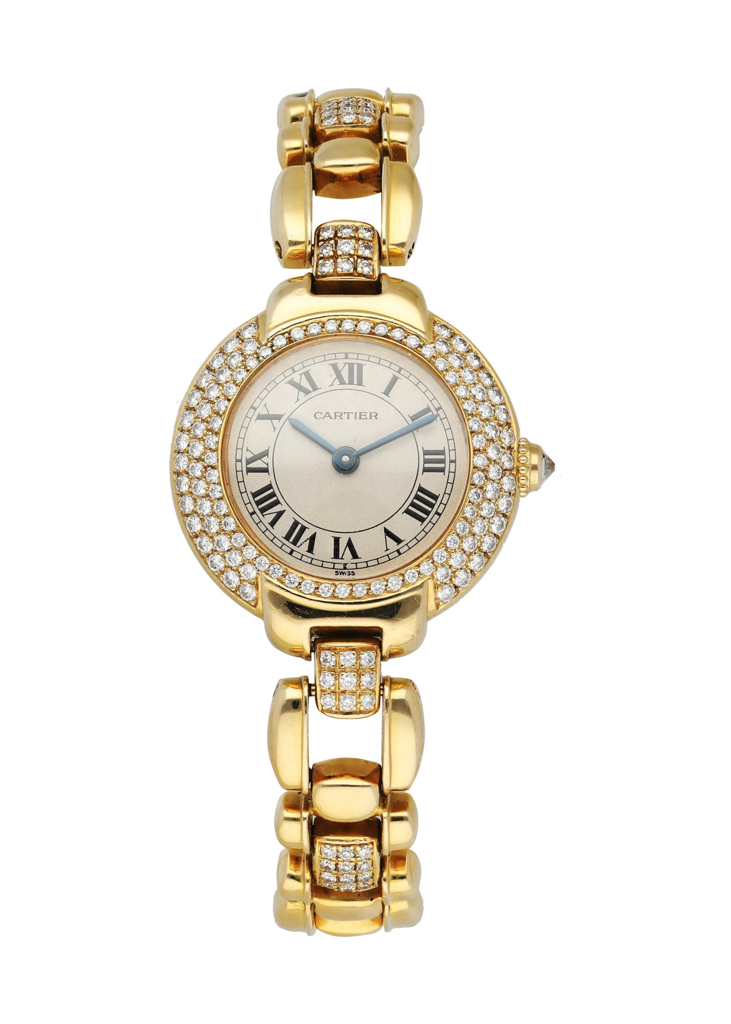 Cartier Paris 878999 Yellow Gold Ladies Watch - Virtual