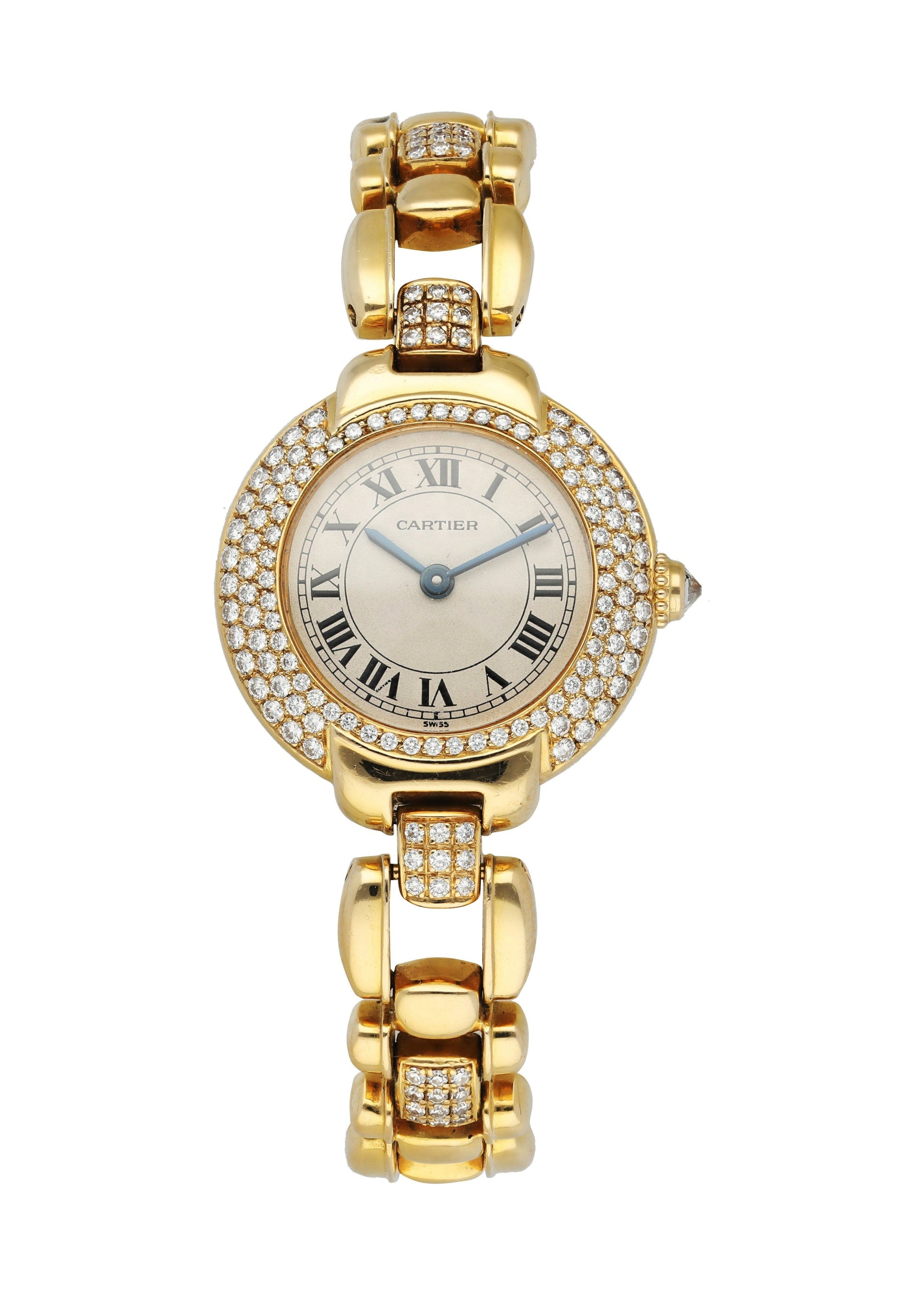 Cartier Paris 878999 Yellow Gold Ladies Watch - Virtual