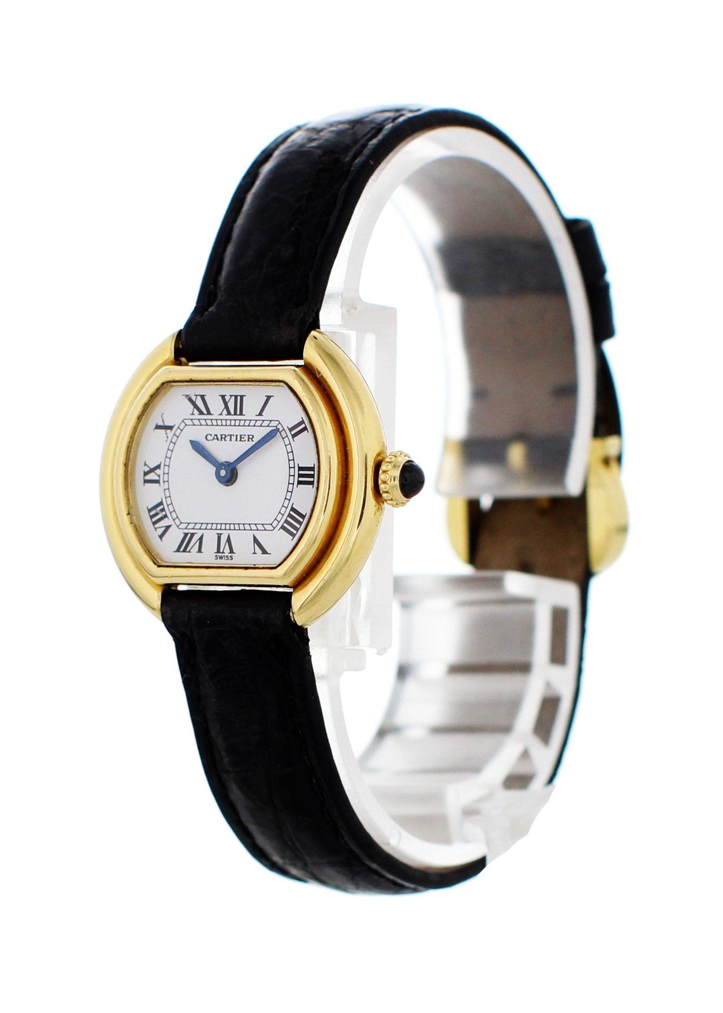 Cartier Paris Ellipse Gondole 18k Yellow Gold Ladies Watch - Wristwatch