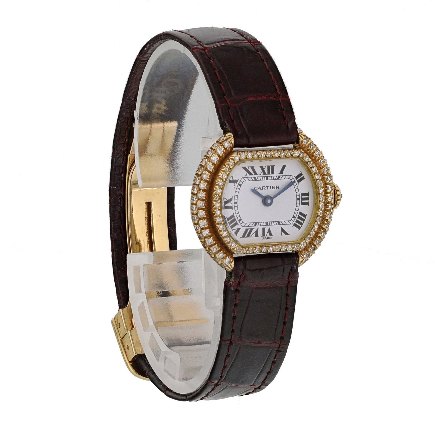 Cartier Paris Ellipse Gondole 18k Yellow Gold Ladies Watch - Virtual