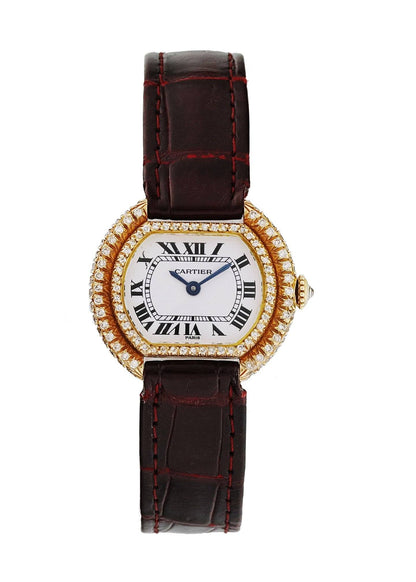 Cartier Paris Ellipse Gondole 18k Yellow Gold Ladies Watch - Virtual