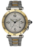 Cartier Pasha 2378 18K Yellow Gold & Stainless Steel Men’s Watch Full Set - Wristwatch