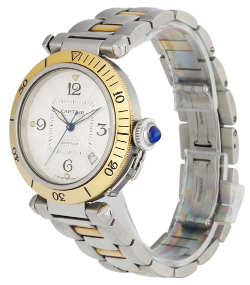 Cartier Pasha 2378 18K Yellow Gold & Stainless Steel Men