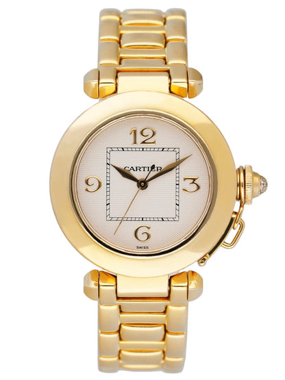 Cartier Pasha 2399 18K Yellow Gold Ladies Watch - Wristwatch