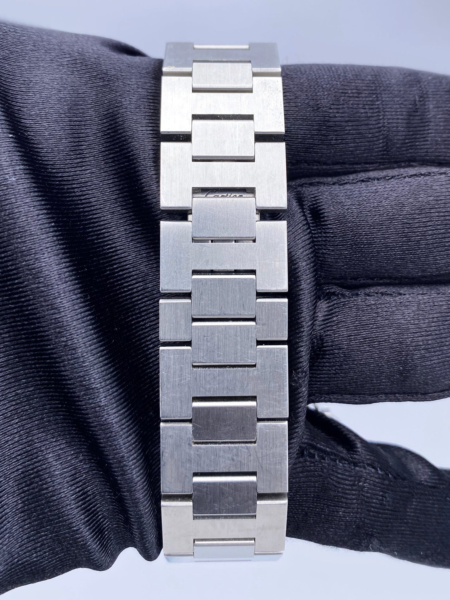 Cartier Pasha W31023M7 Silver Dial Steel Watch Box Papers - Watches