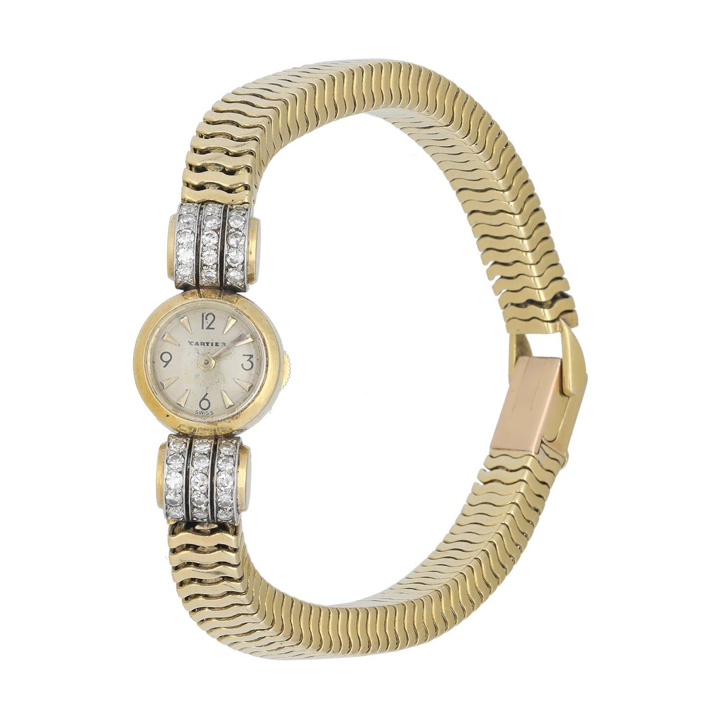 Cartier Retro Yellow gold Vintage Watch