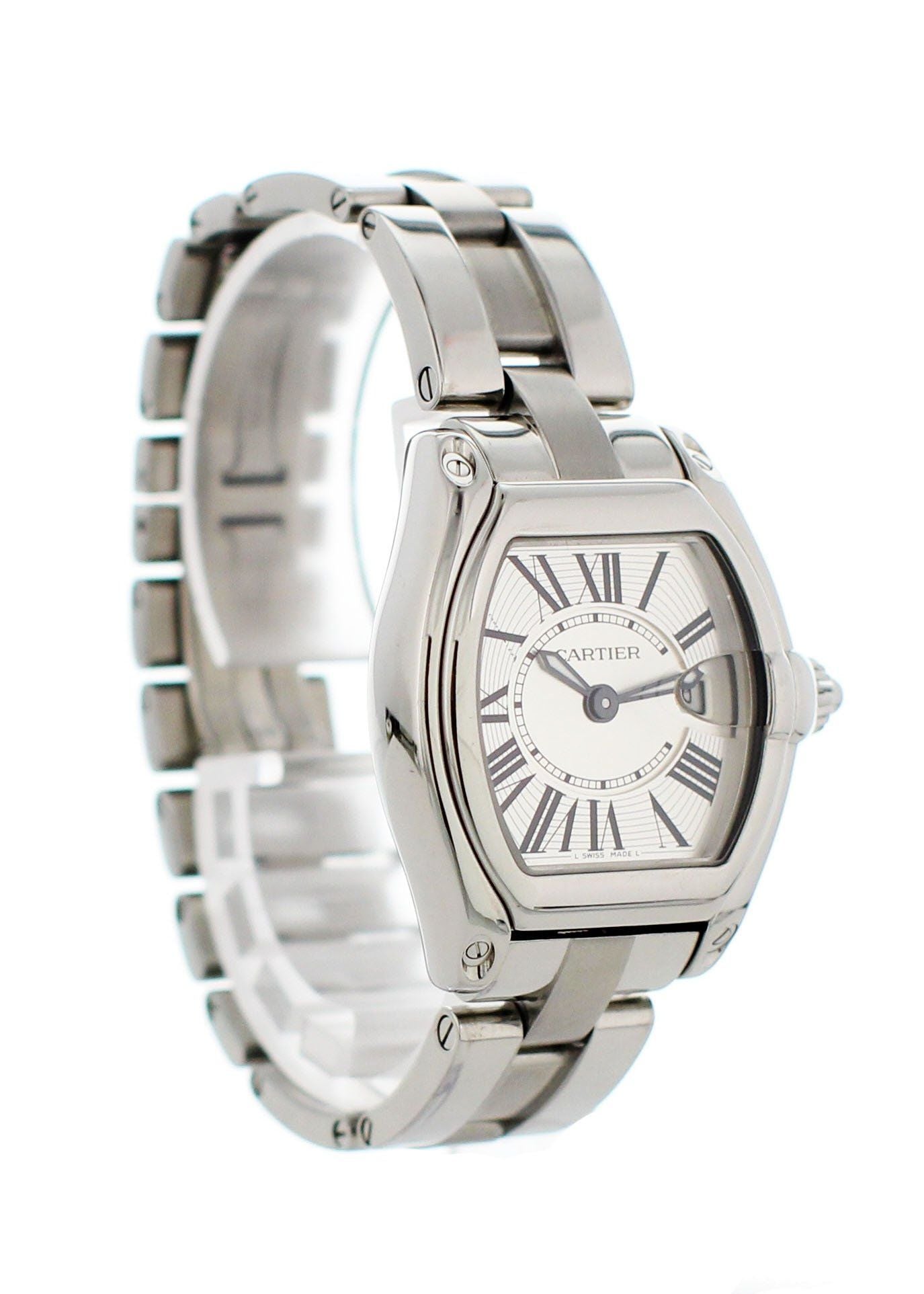 Cartier シルバー 置時計 Cartier Roadster 2657 Quartz Ladies Watch
