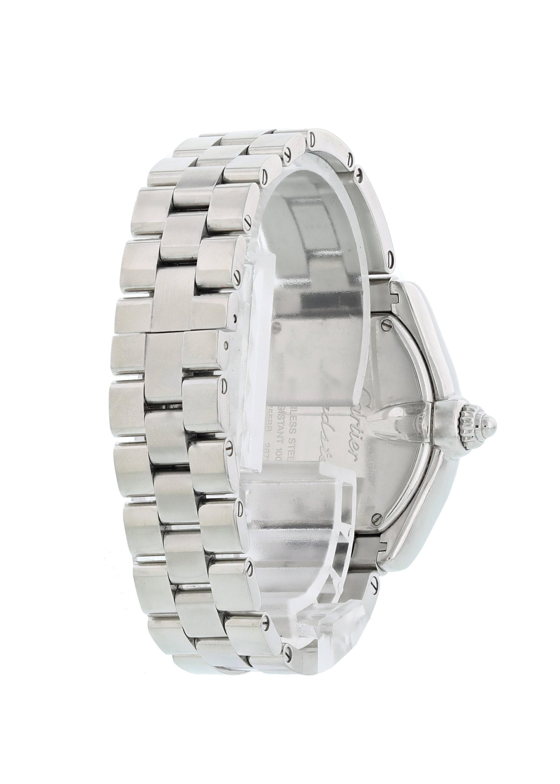 Cartier Roadster 2675 Pink MOP Dial Ladies Watch