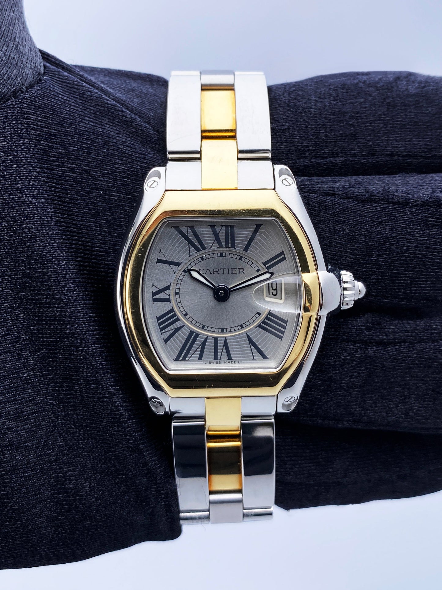 Cartier Roadster 2675 Two Tone Ladies Watch - Wristwatch