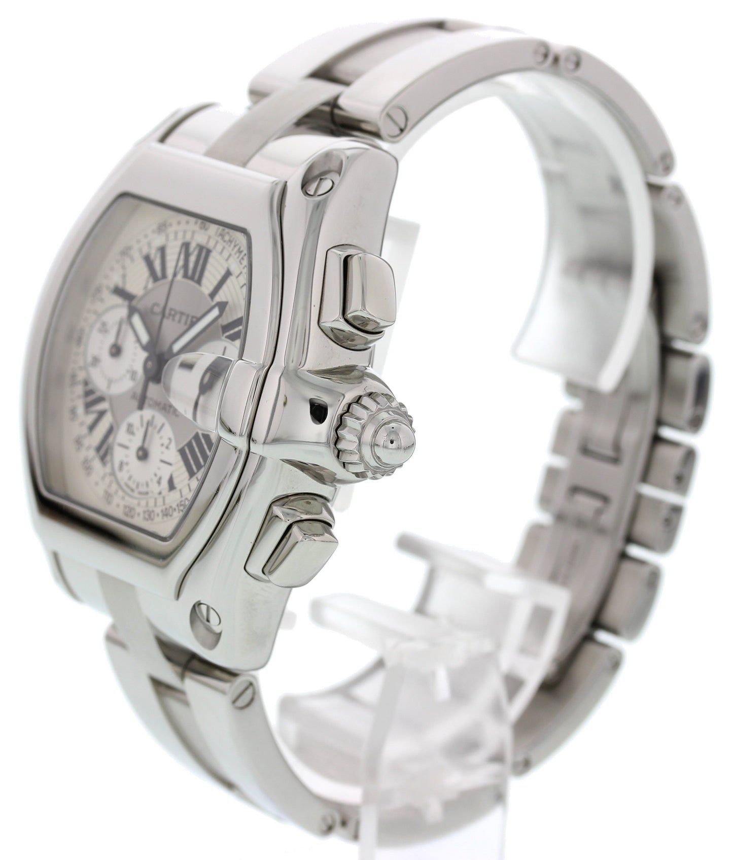 Cartier Roadster Chronograph 2618 / W62006X6 Box & Papers