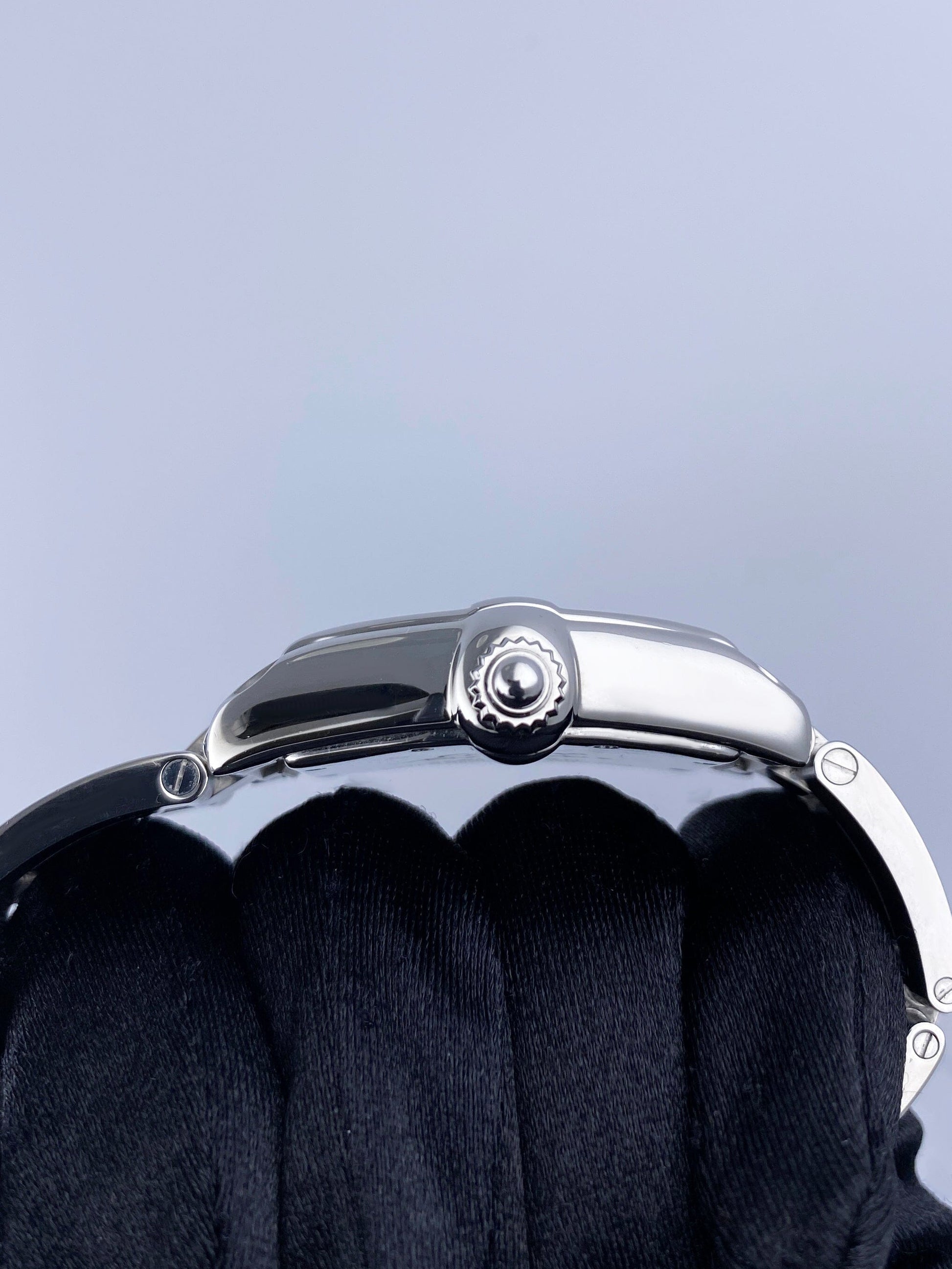 Cartier Roadster W62000V3 Black Dial Stainless Steel Mens Watch - Virtual
