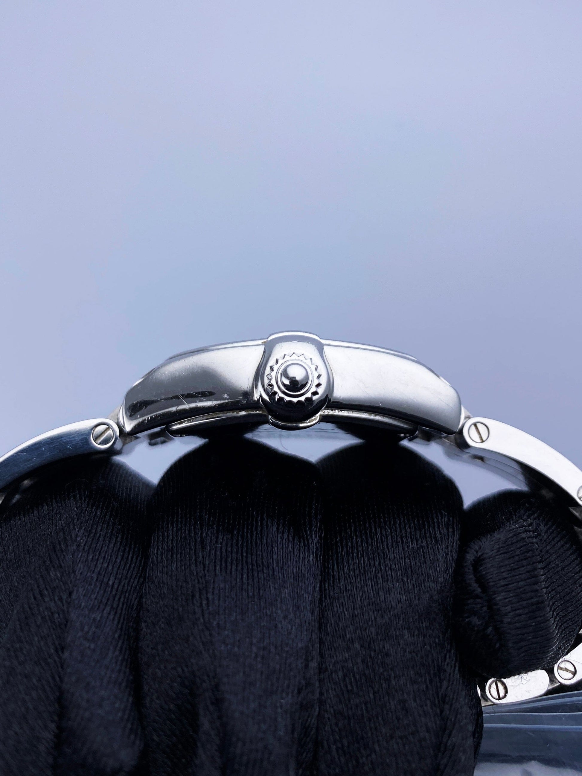 Cartier Roadster W62017V3 Pink Dial Steel Ladies Watch