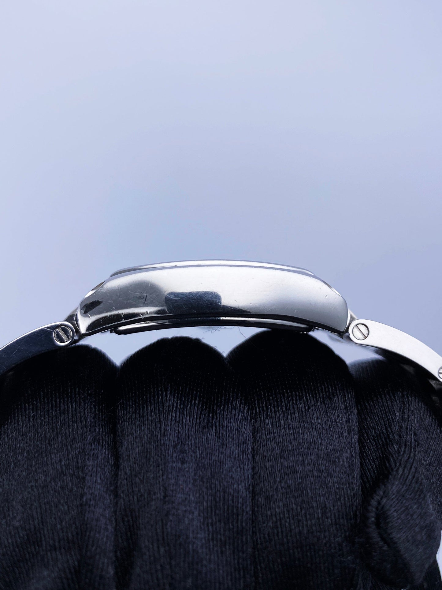 Cartier Roadster W62017V3 Pink Dial Steel Ladies Watch