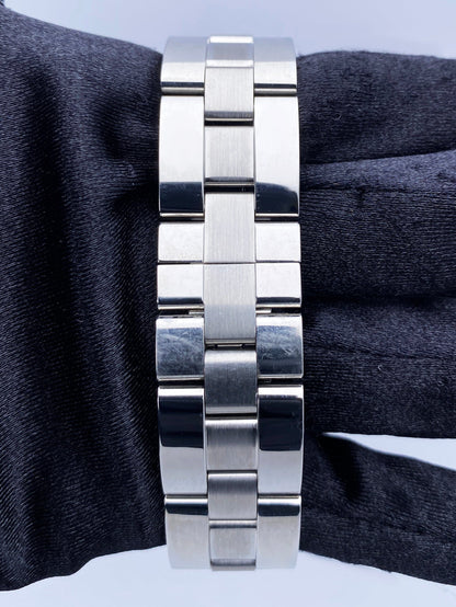 Cartier Roadster W62025V3 Blue Enamel Dial Steel Mens Watch - Virtual