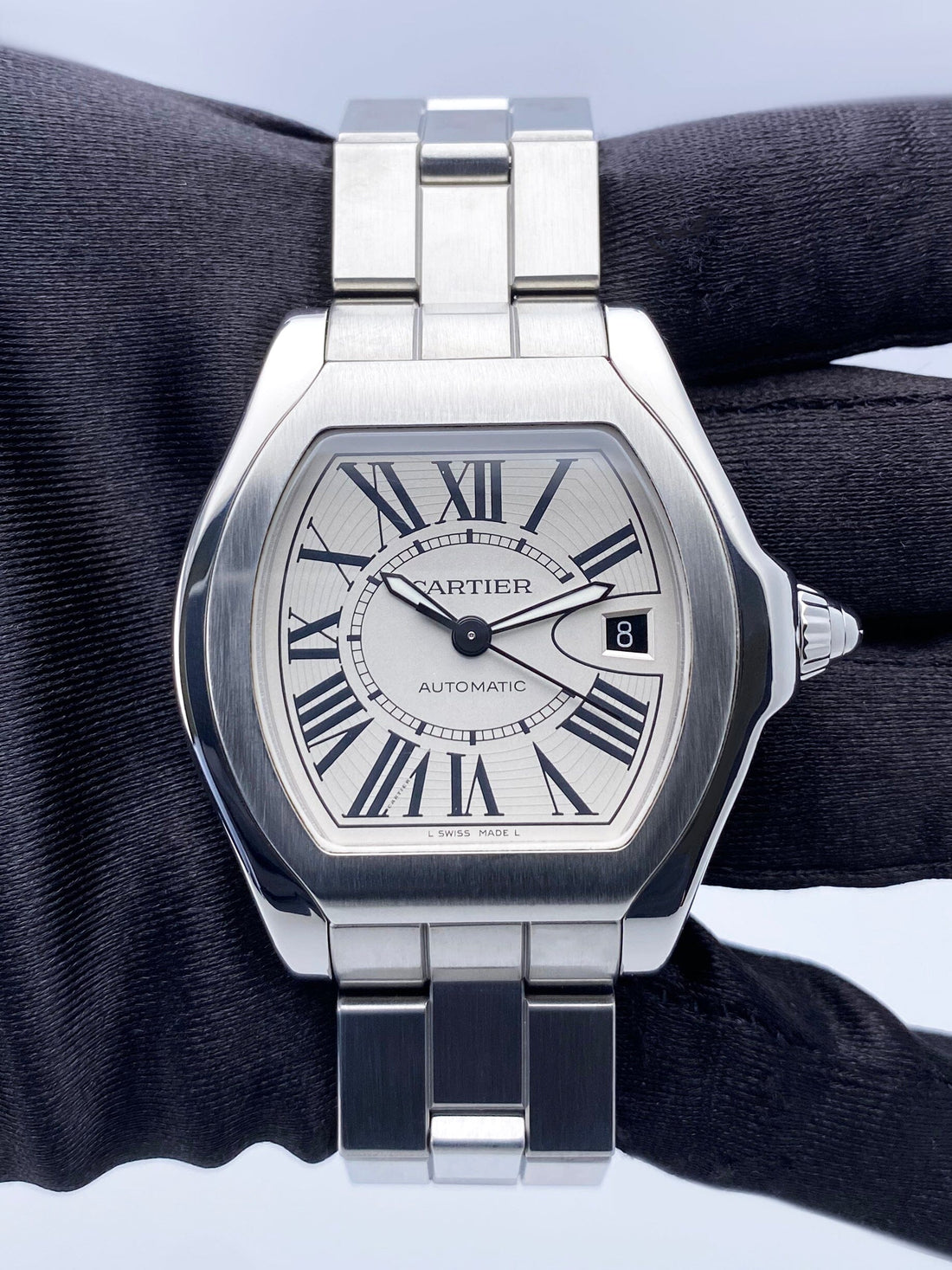 Cartier Roadster W6206017 Silver Dial Mens Watch – Phigora