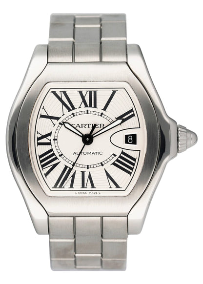 Cartier Roadster W6206017 Silver Dial Mens Watch