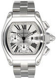Cartier Roadster XL 2618 Sliver Dial Mens Watch Box and Papers