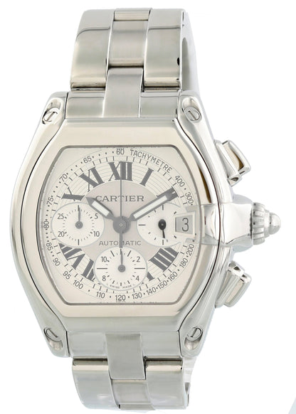 Cartier Roadster XL Chronograph 2618 Mens Watch - Wristwatch