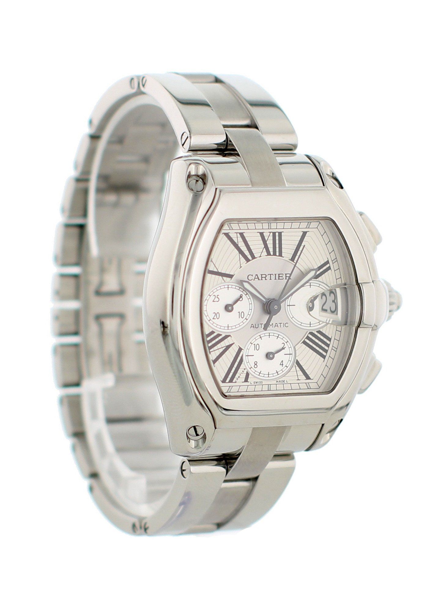 Cartier Roadster XL Chronograph 2618 Mens Watch - Wristwatch