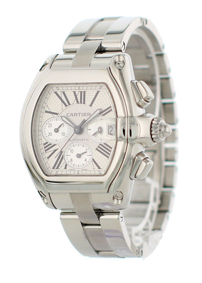 Cartier Roadster XL Chronograph 2618 Mens Watch - Wristwatch