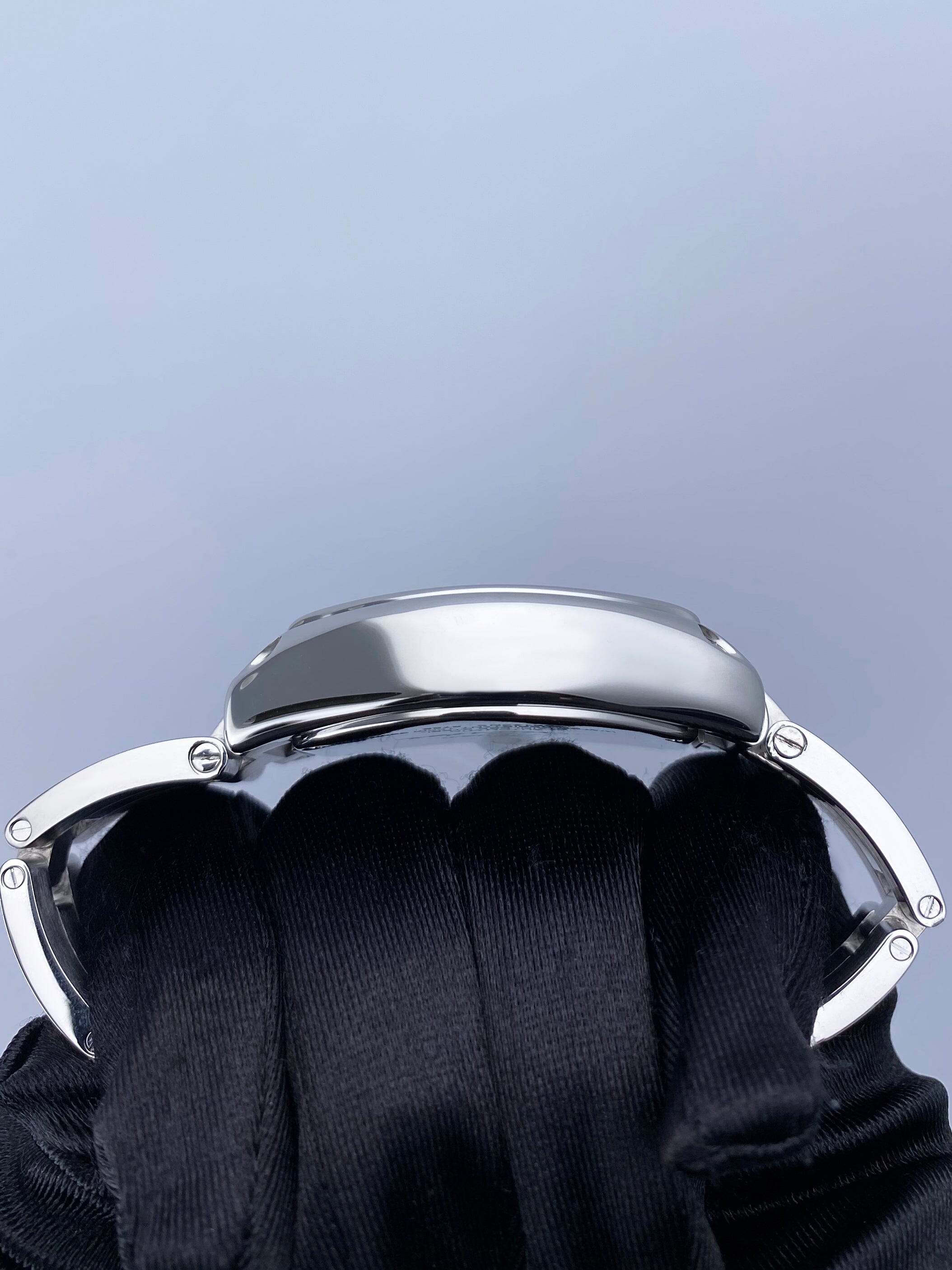 【よろしく】Cartier 時計 シルバー カルティエ Cartier｜サントスカレLM｜自動巻き・1980年代製