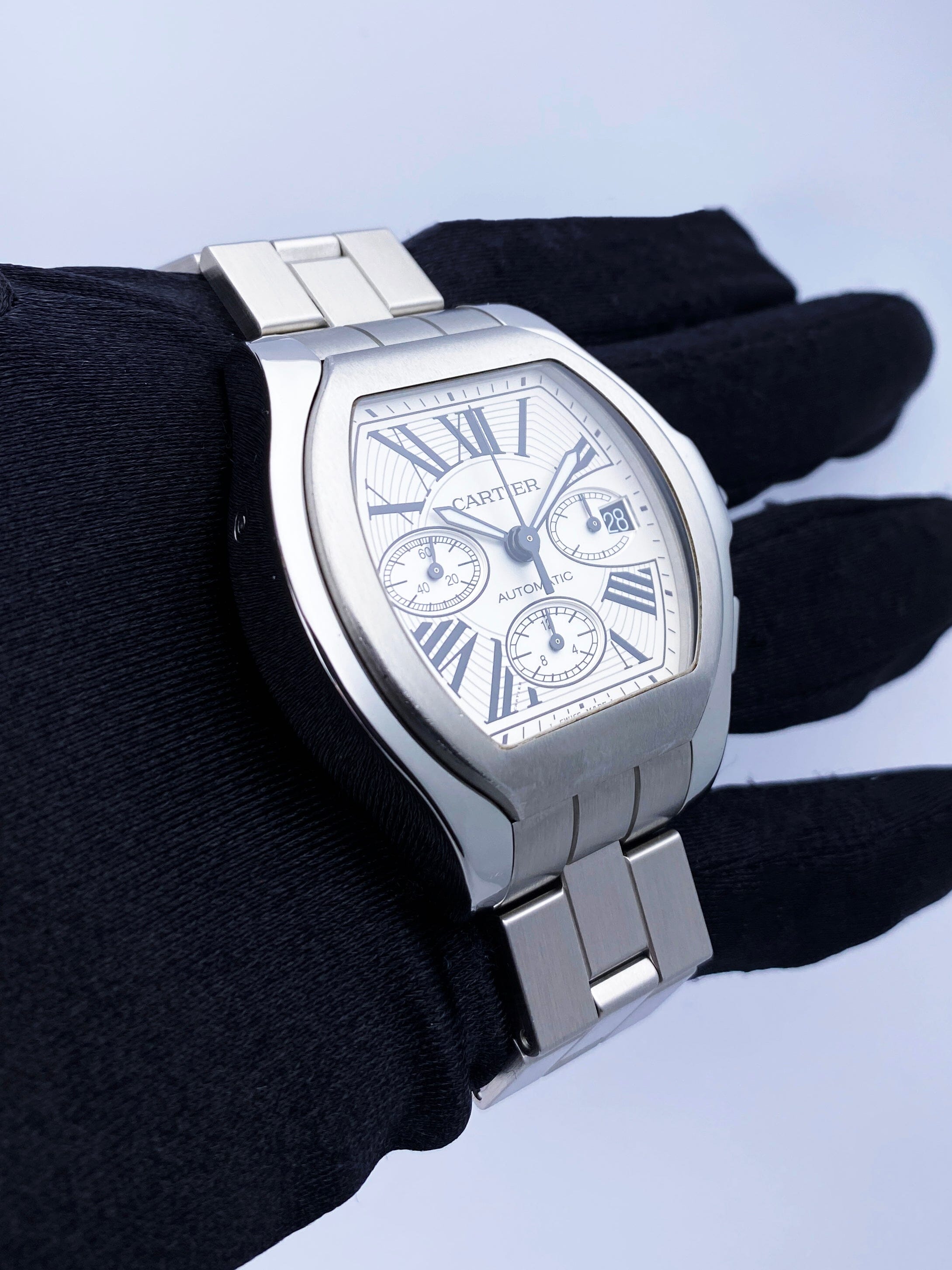 Cartier Roadster XL W6206019 Sliver Dial Mens Watch – Phigora