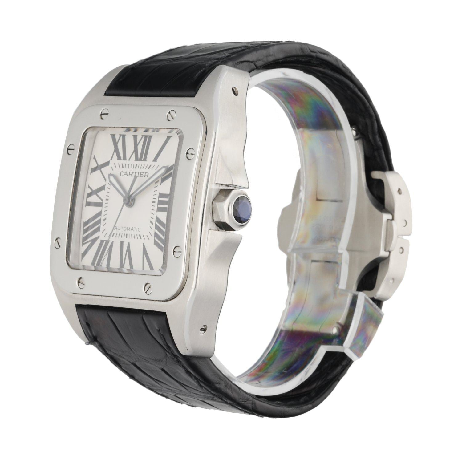 Cartier Santos-100 2656 Men's XL Watch Box & Papers | – Phigora