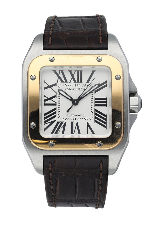 〇 Cartier Santos 100 MM 2878 ベルト FZ8164 〇 Cartier Santos 100 MM 2878 ベルト FZ8164