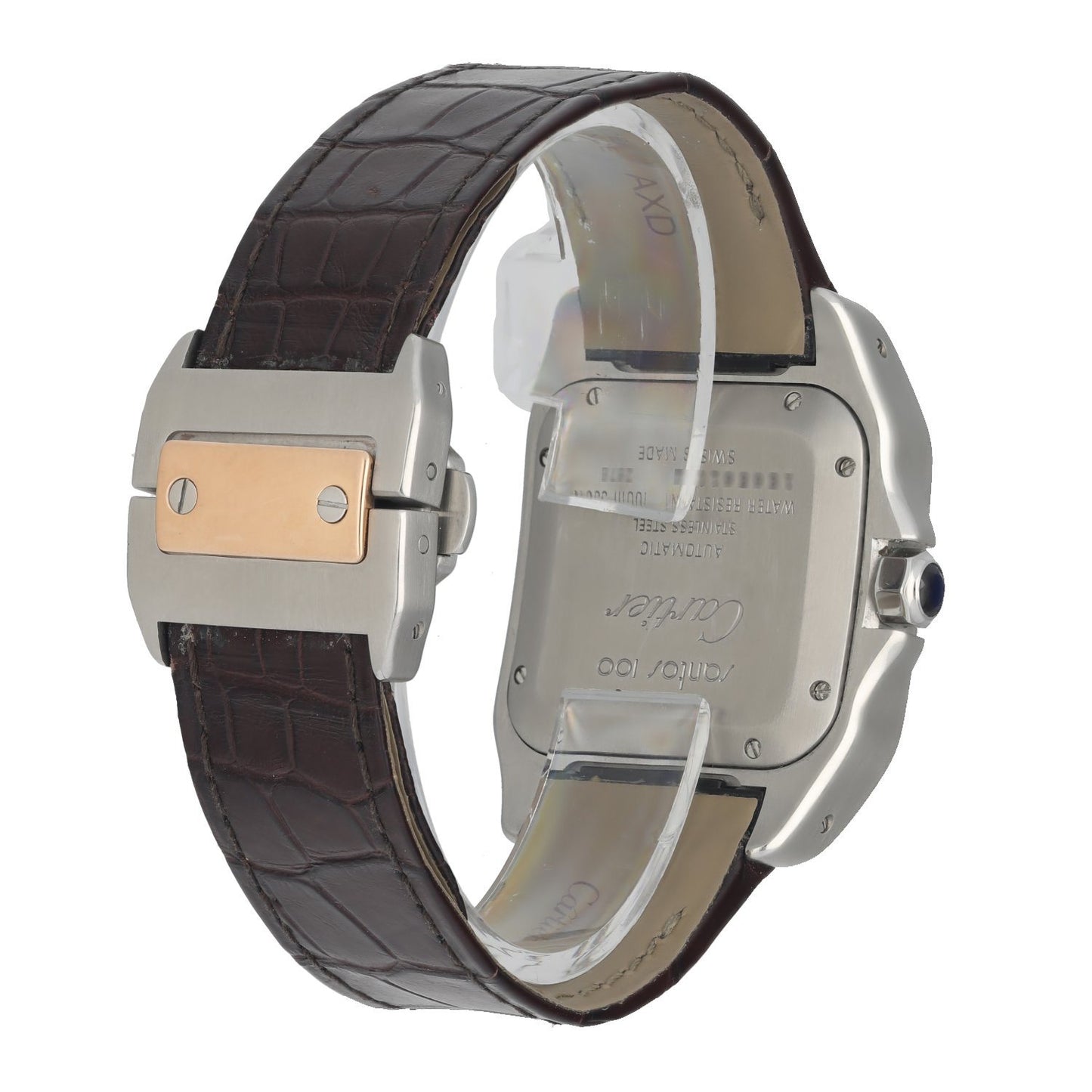 Cartier Santos 100 Stainless Steel 2878 Midsize Automatic Watch