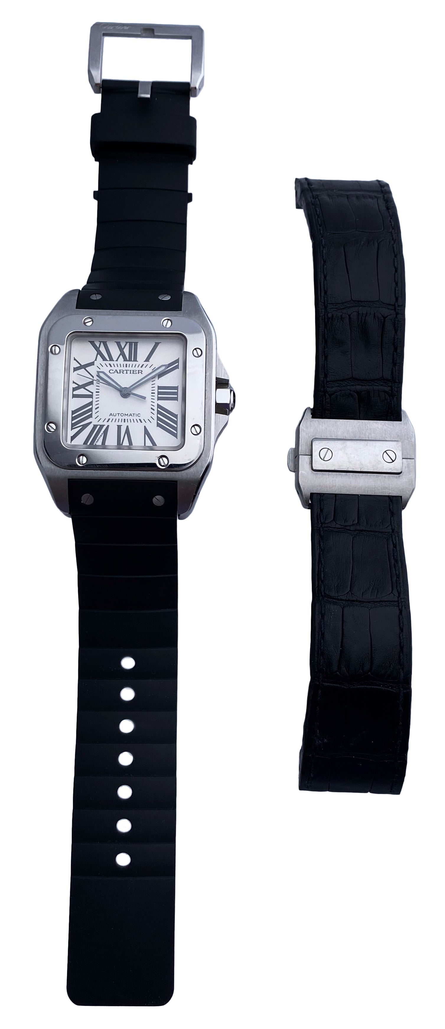 Cartier Santos-100 W20073X8 Mens Watch Box & Papers