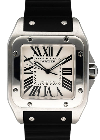 Cartier Santos-100 W20073X8 Mens Watch Box & Papers
