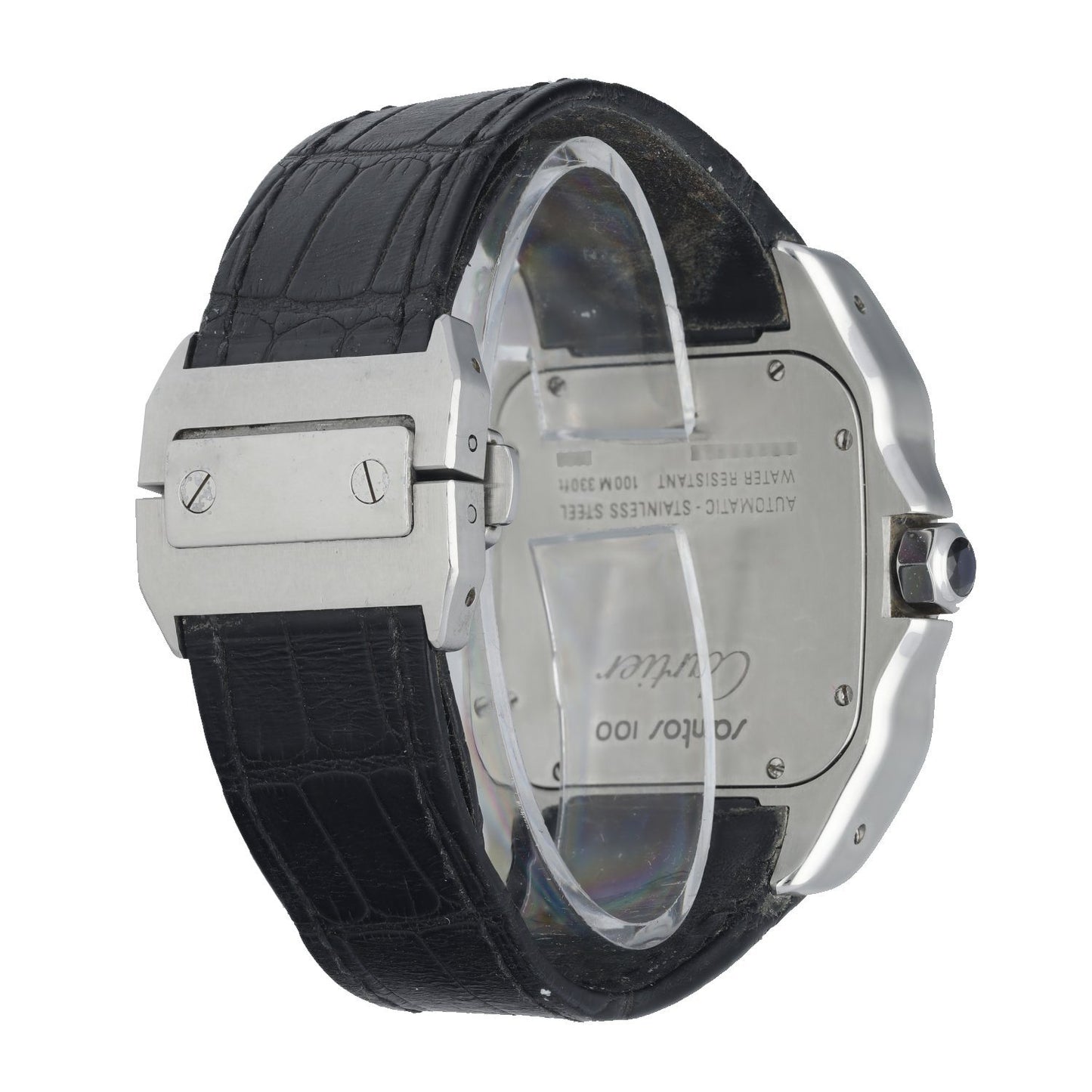 Cartier Santos 100 XL 2656 Men’s Watch Box & Papers - Wristwatch