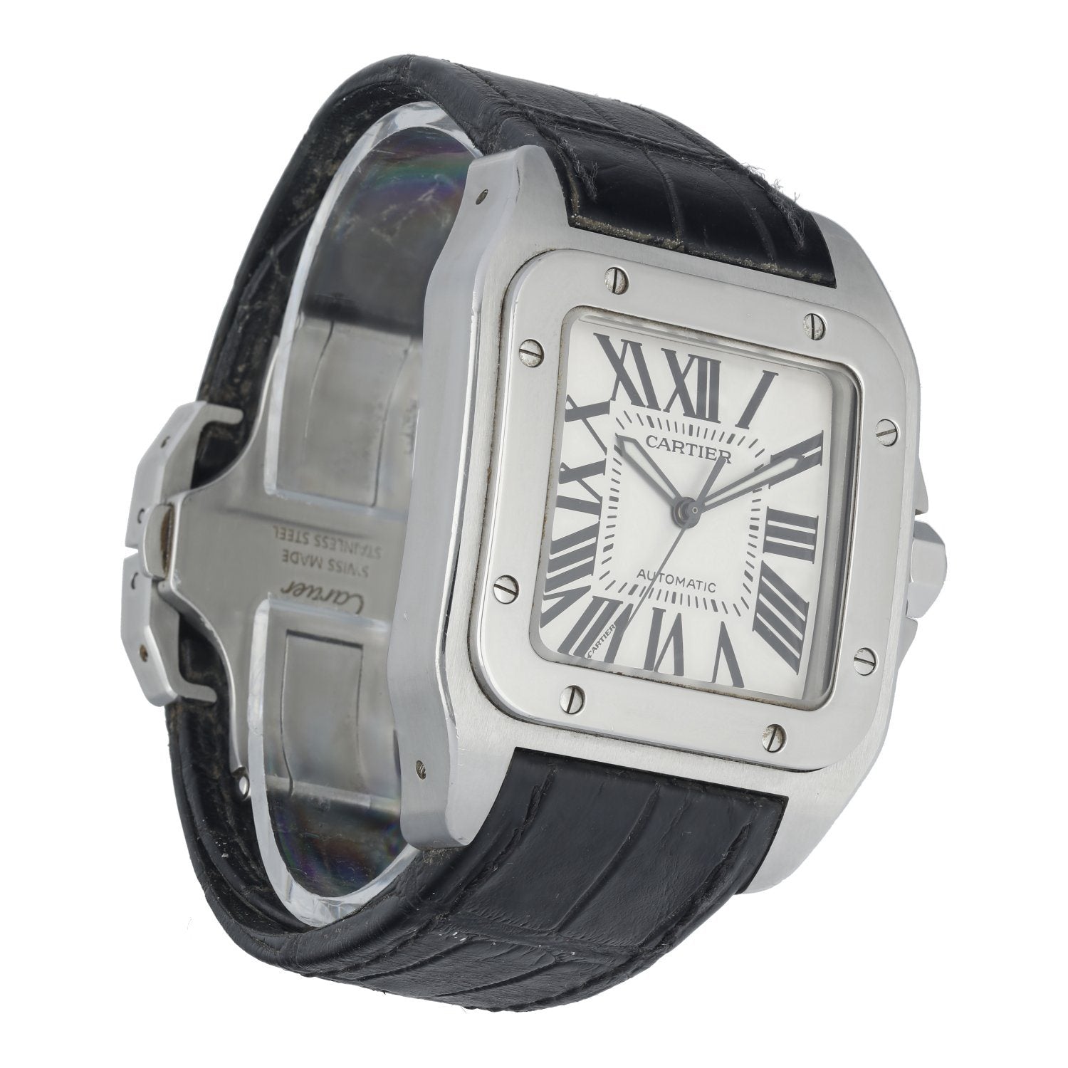 Cartier Santos 100 XL 2656 Men’s Watch Box & Papers - Wristwatch