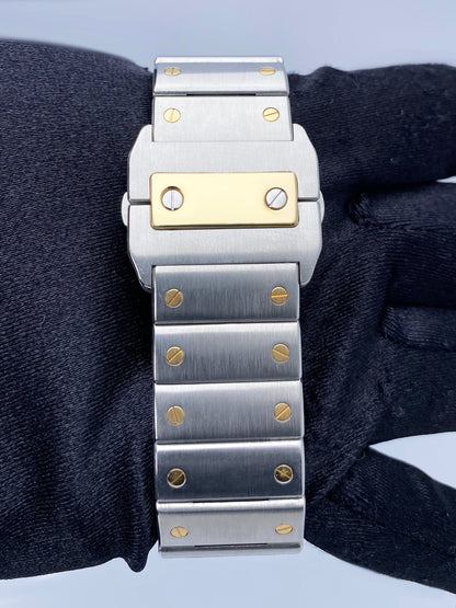 Cartier Santos-100 XL W200728G Two Tones Mens Watch