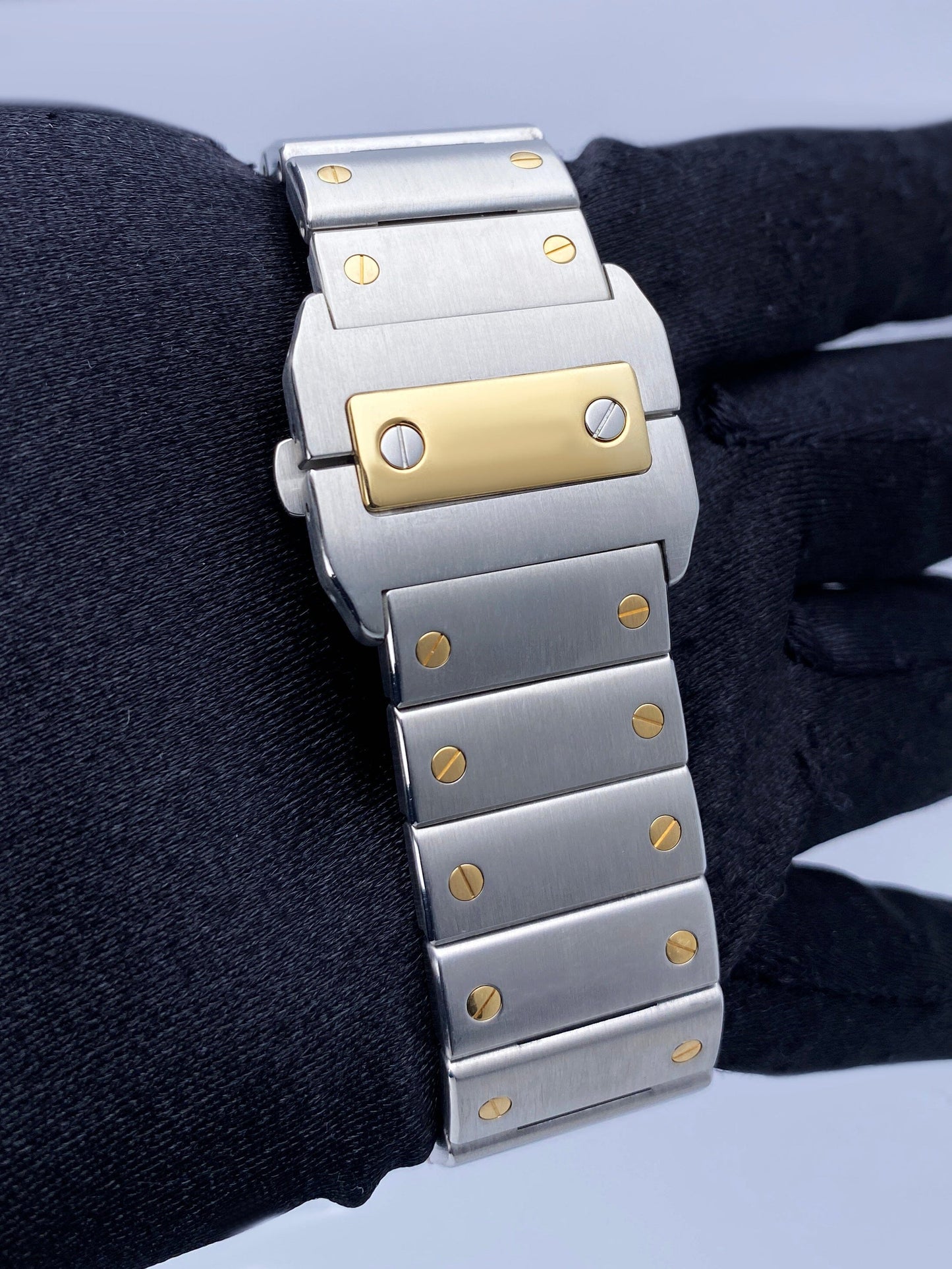 Cartier Santos-100 XL W200728G Two Tones Mens Watch