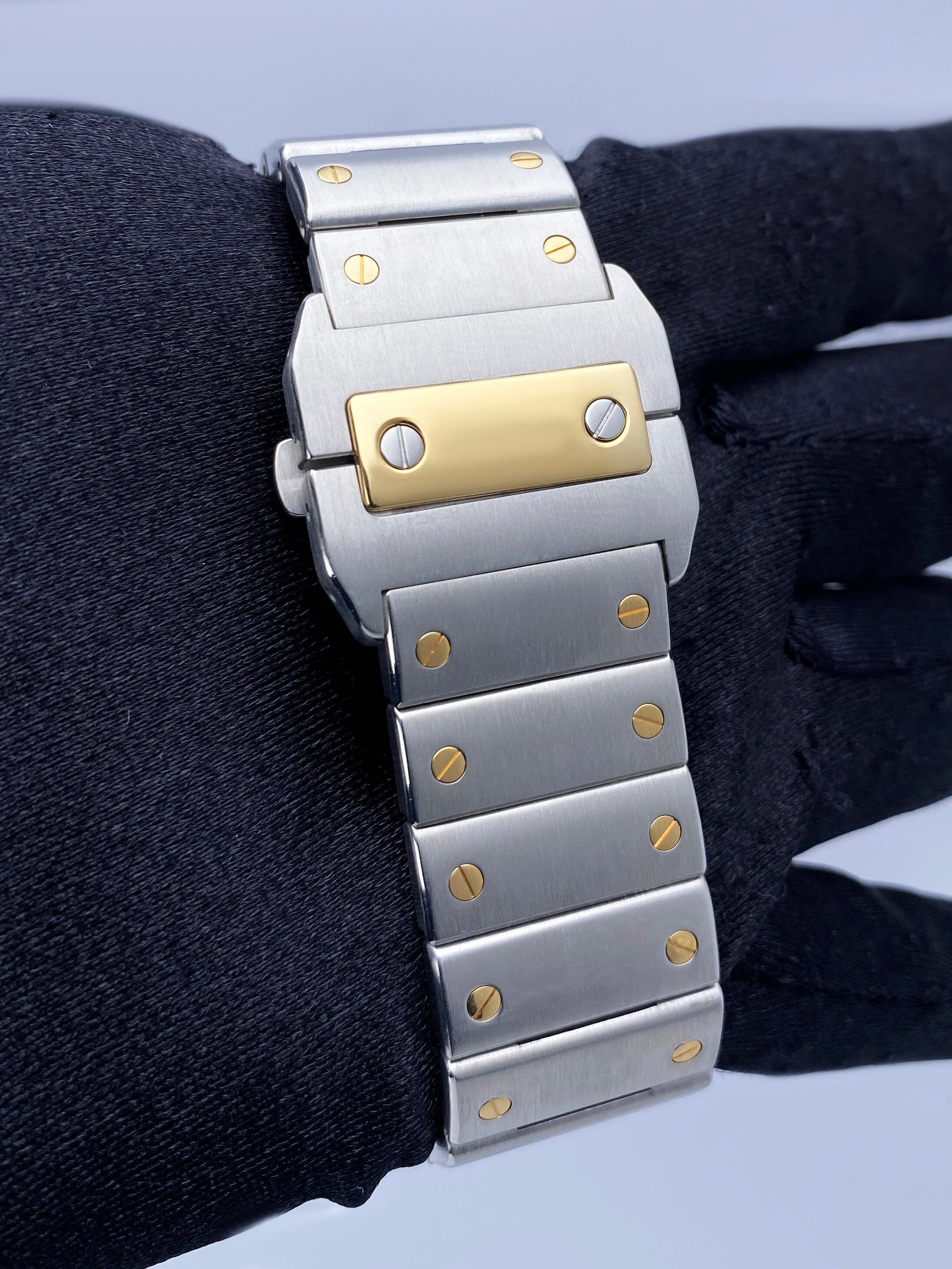 Cartier Santos-100 XL W200728G Two Tones Mens Watch